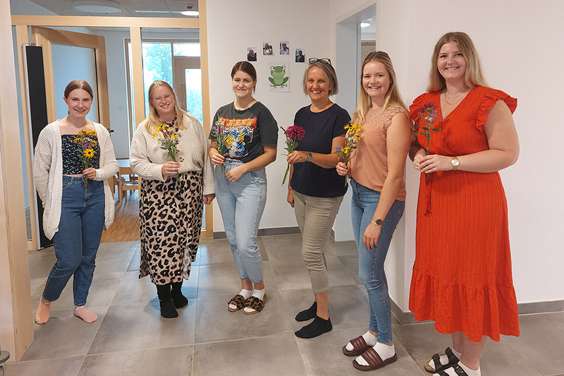 Erster Tag in der neue Kinderkrippe in Fridolfing